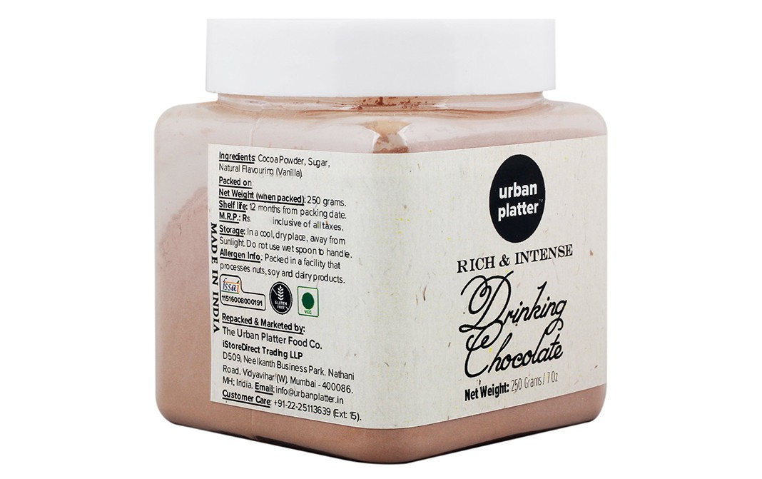 Urban Platter Rich & Intense Drinking Chocolate   Jar  250 grams